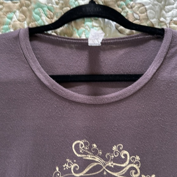 Natural Life Live Lucky t-shirt distressed gray - Picture 4 of 5